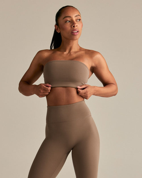 Essential Twist Back Bandeau Bra | Caribou