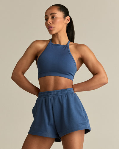 Motion Seamless Racer Front Bra | Blueberry