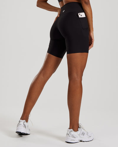 Essential Cycling Shorts with Pockets | Black