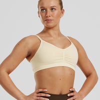 Define 2.0 Seamless Scrunch Bralette | Vanilla