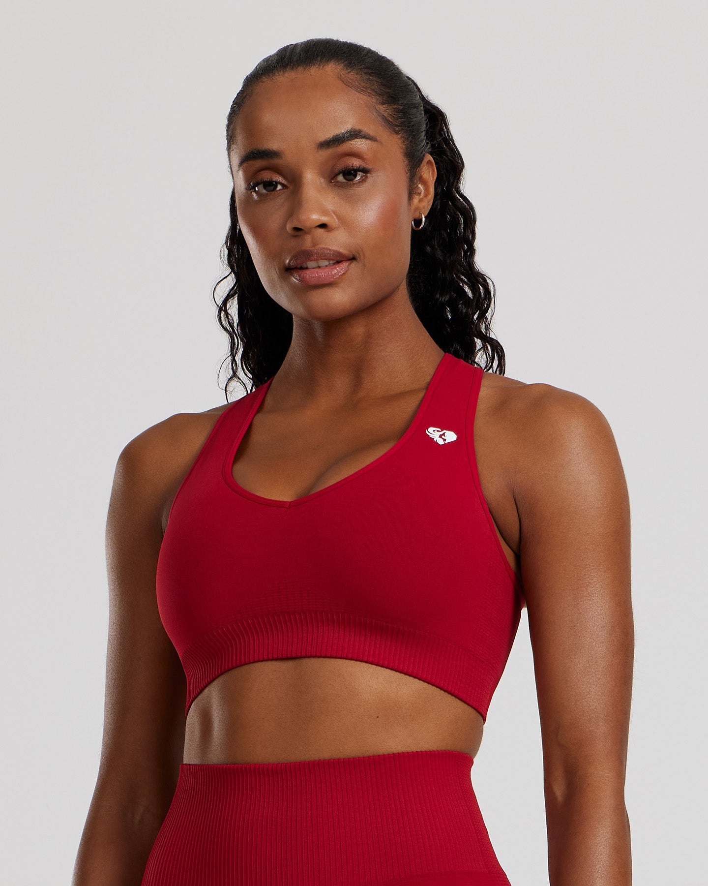 Power Seamless Sweetheart Bra | Chilli Red