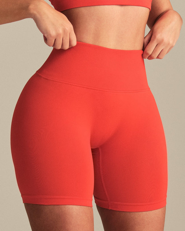 Define 2.0 Seamless Low Back Shorts | Lava Red