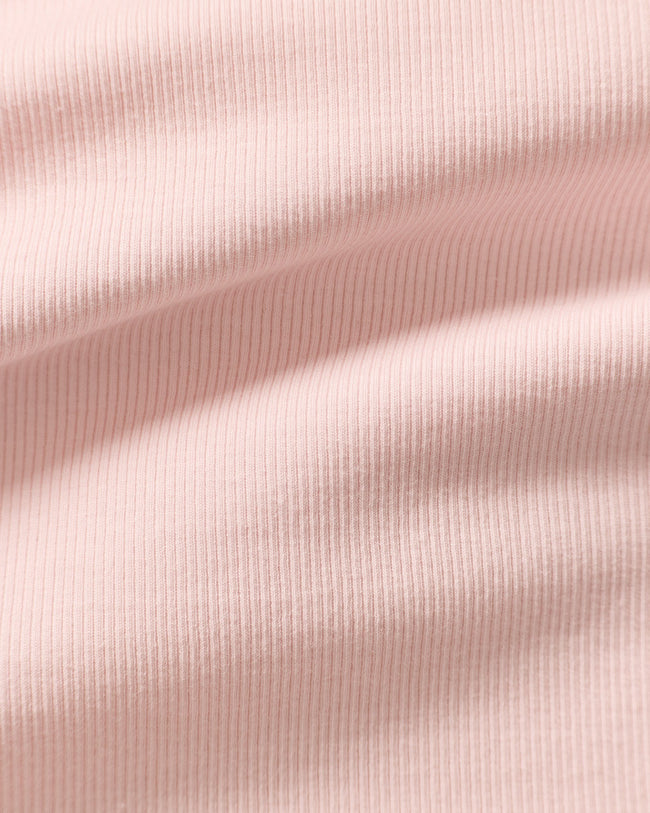 Comfort Graphic Ribbed Baby T-Shirt | Ballet Pink