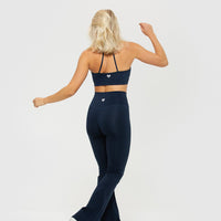 Essential Flared Leggings | Sapphire Blue