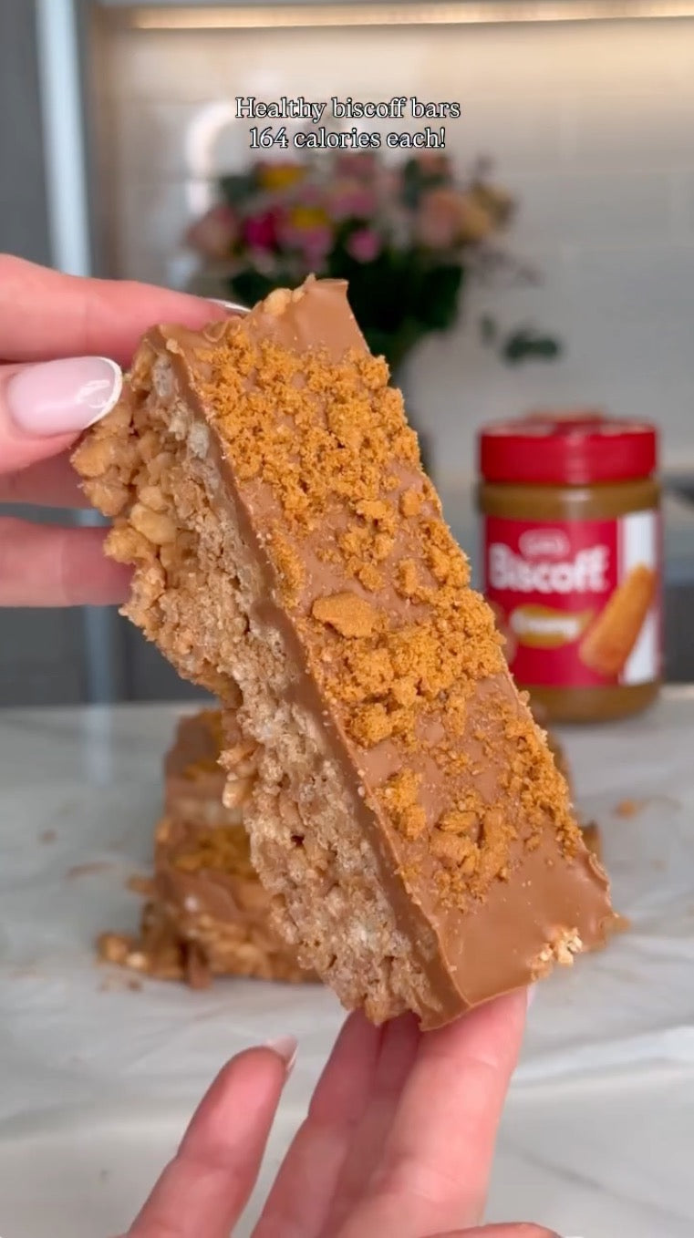 Biscoff Rice Krispie Bars