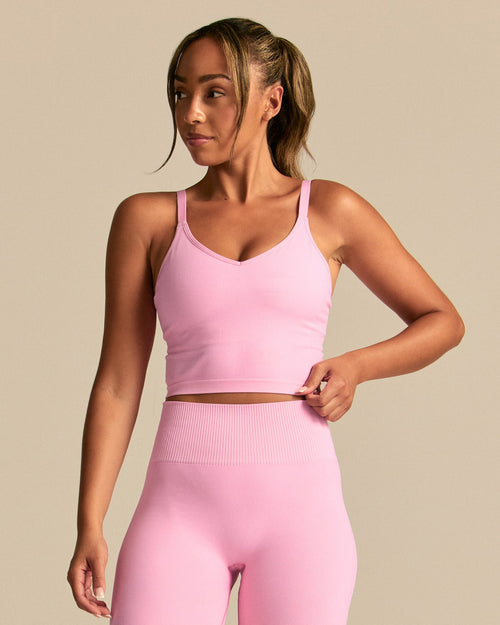 Power Built-In Bra Tank | Candy Pink