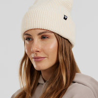 All Day Waffle Knit Beanie | Off White