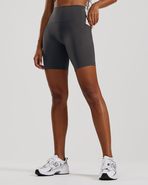 Essential Cycling Shorts with Pockets | Graphite