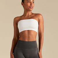 Define 2.0 Seamless Bandeau Bra | White