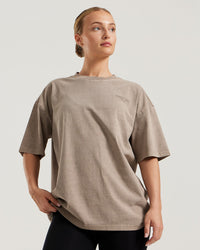 Comfort Vintage Look Oversized Short Sleeve T-Shirt | Caribou