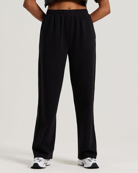 Straight Leg Black Joggers - Regular Fit | Women's Best IE