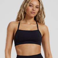 Define 2.0 Seamless Racer Back Bra | Black