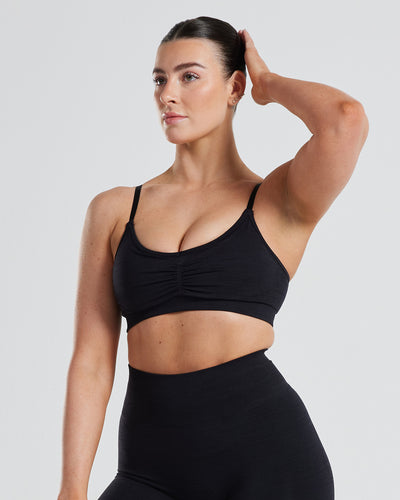 Define Scrunch Seamless Bralette | Black