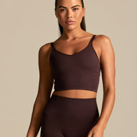 Power Built-In Bra Tank | Cafe Noir