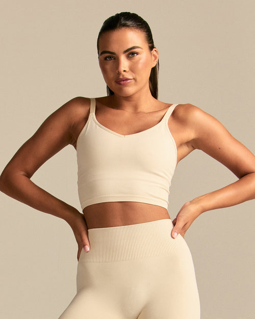 Power Built-In Bra Tank | Off White