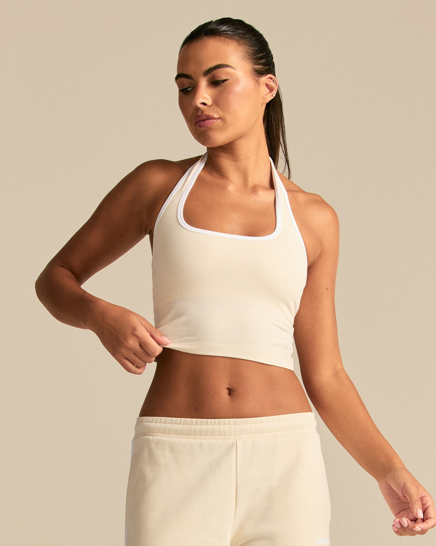 Comfort Halter Tank | Off White