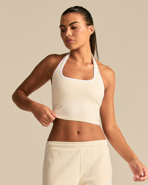 Comfort Halter Tank | Off White