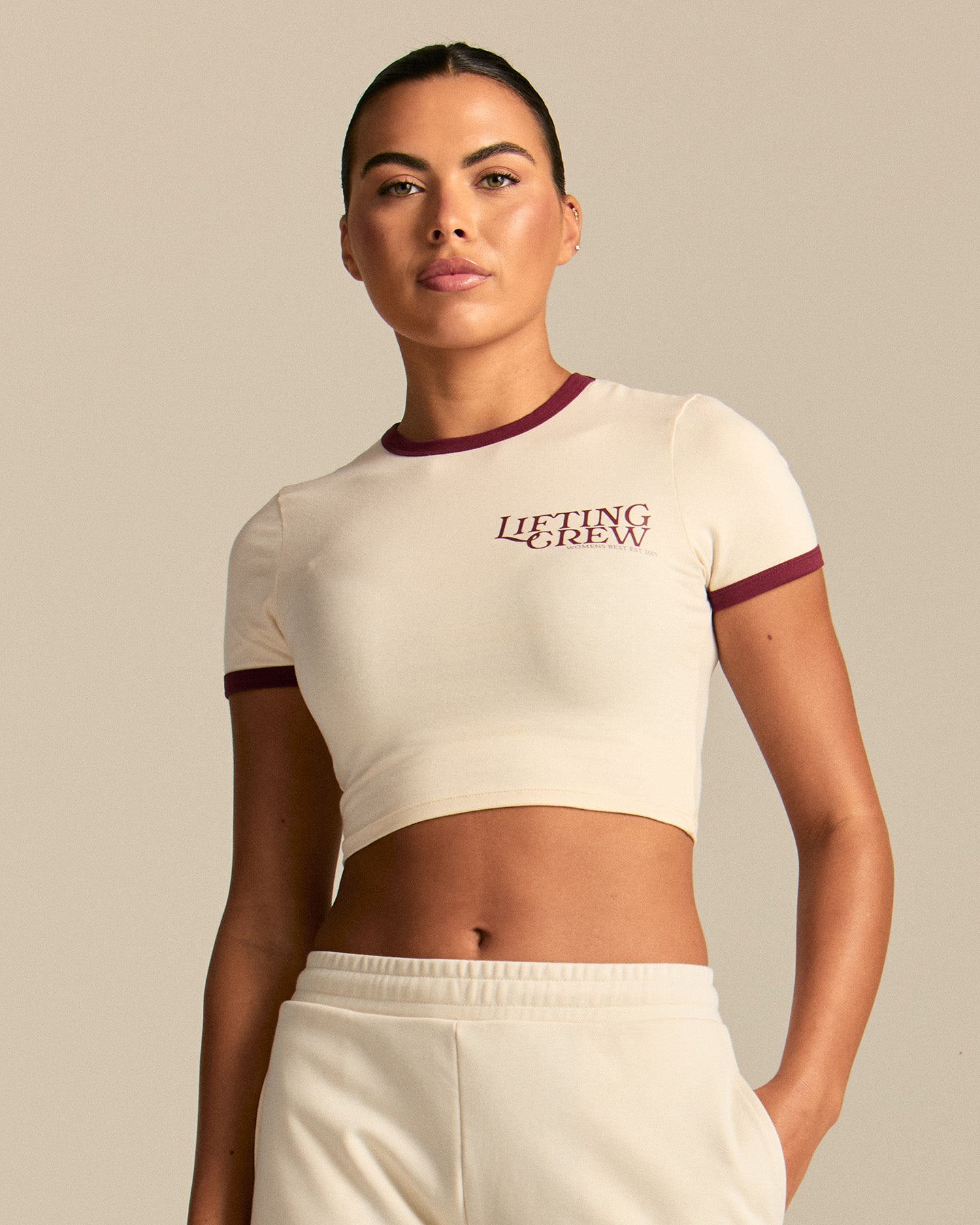 Comfort Lifting Crew Baby T-Shirt | Off White