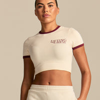 Comfort Lifting Crew Baby T-Shirt | Off White