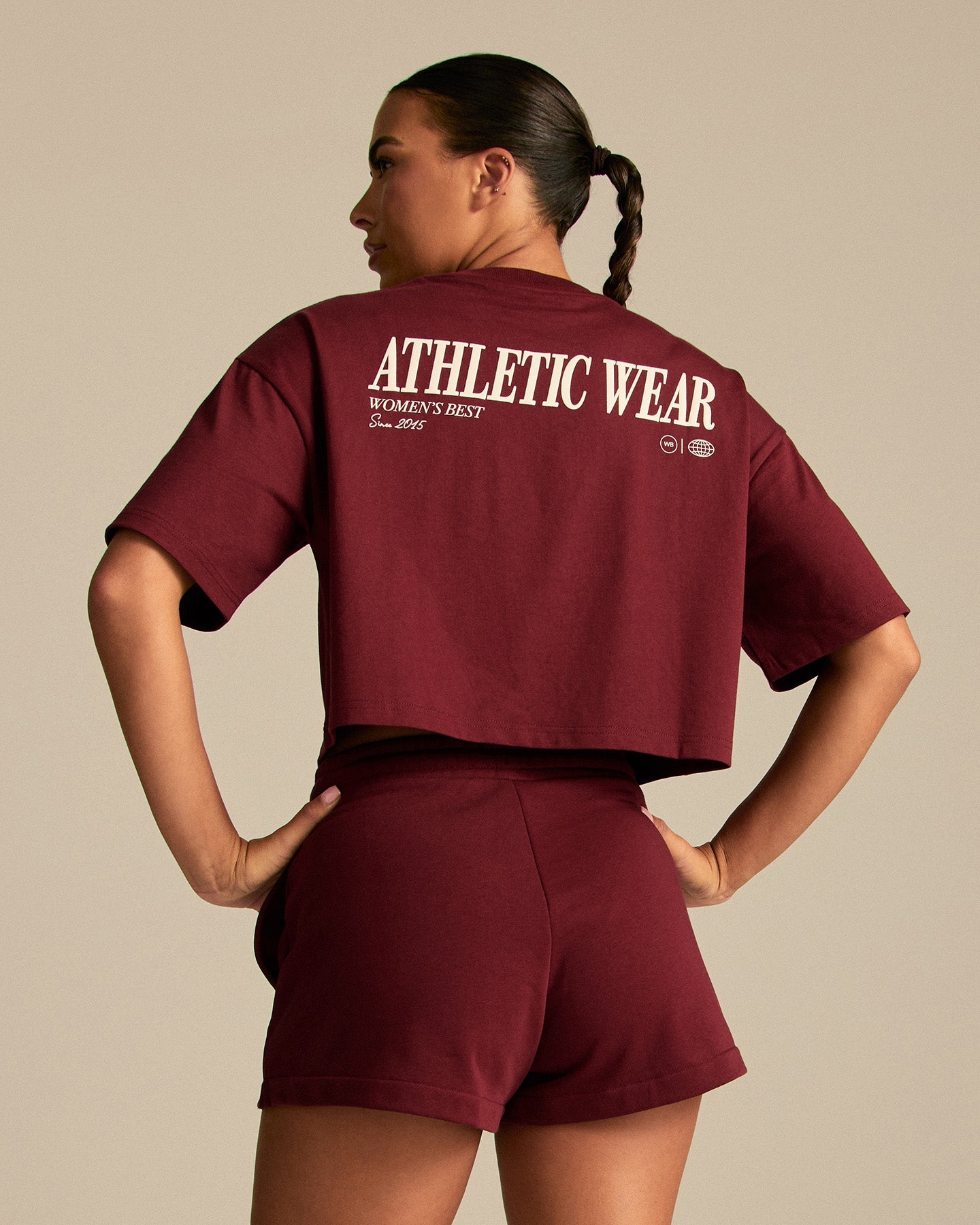 Comfort Athletic Club Cropped T-Shirt | Oxford Red