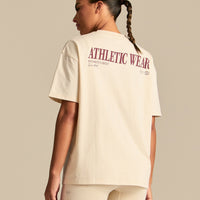 Comfort Athletic Club Oversized T-Shirt | Off White