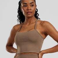 Essential Built-In Bra Crop Tank Top | Caribou