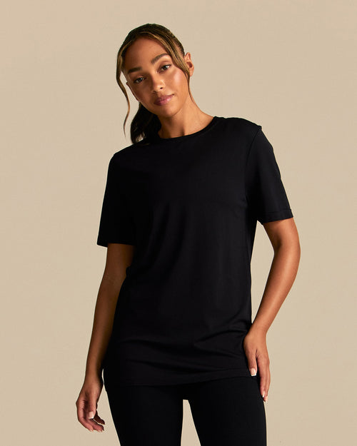 Lightweight Loose Fit T-Shirt | Black
