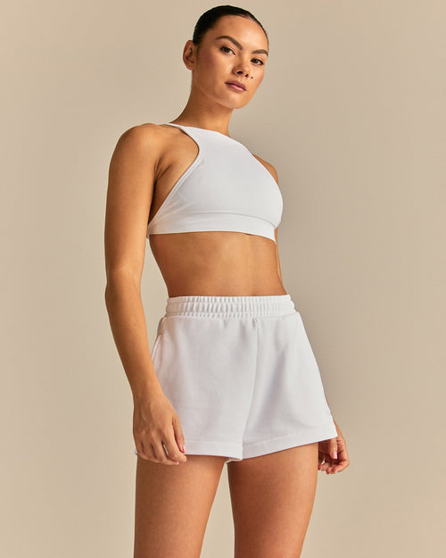 Comfort Lightweight Shorts | White