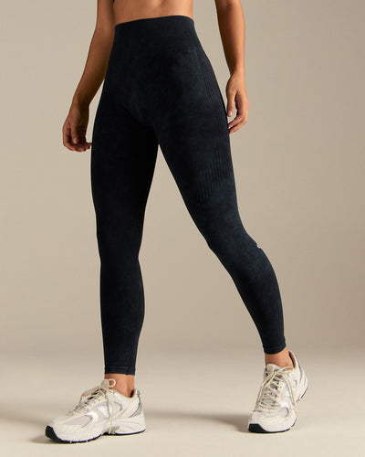 Power Seamless Leggings | Washed Black