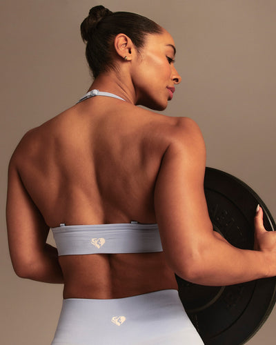 Define 2.0 Seamless Halter Neck Bra | Airy Blue