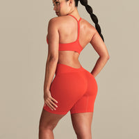 Define 2.0 Seamless Racer Back Bra | Lava Red