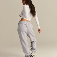 Comfort Joggers | Silver Grey Marl