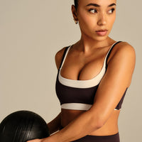 Essential Double Layer Bra | Cafe Noir