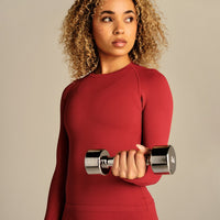 Power Long Sleeve Top | True Red