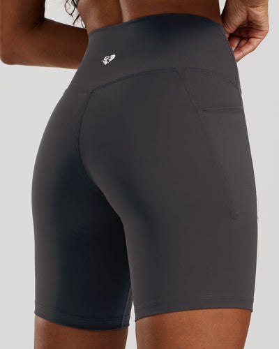 Essential Cycling Shorts with Pockets | Graphite