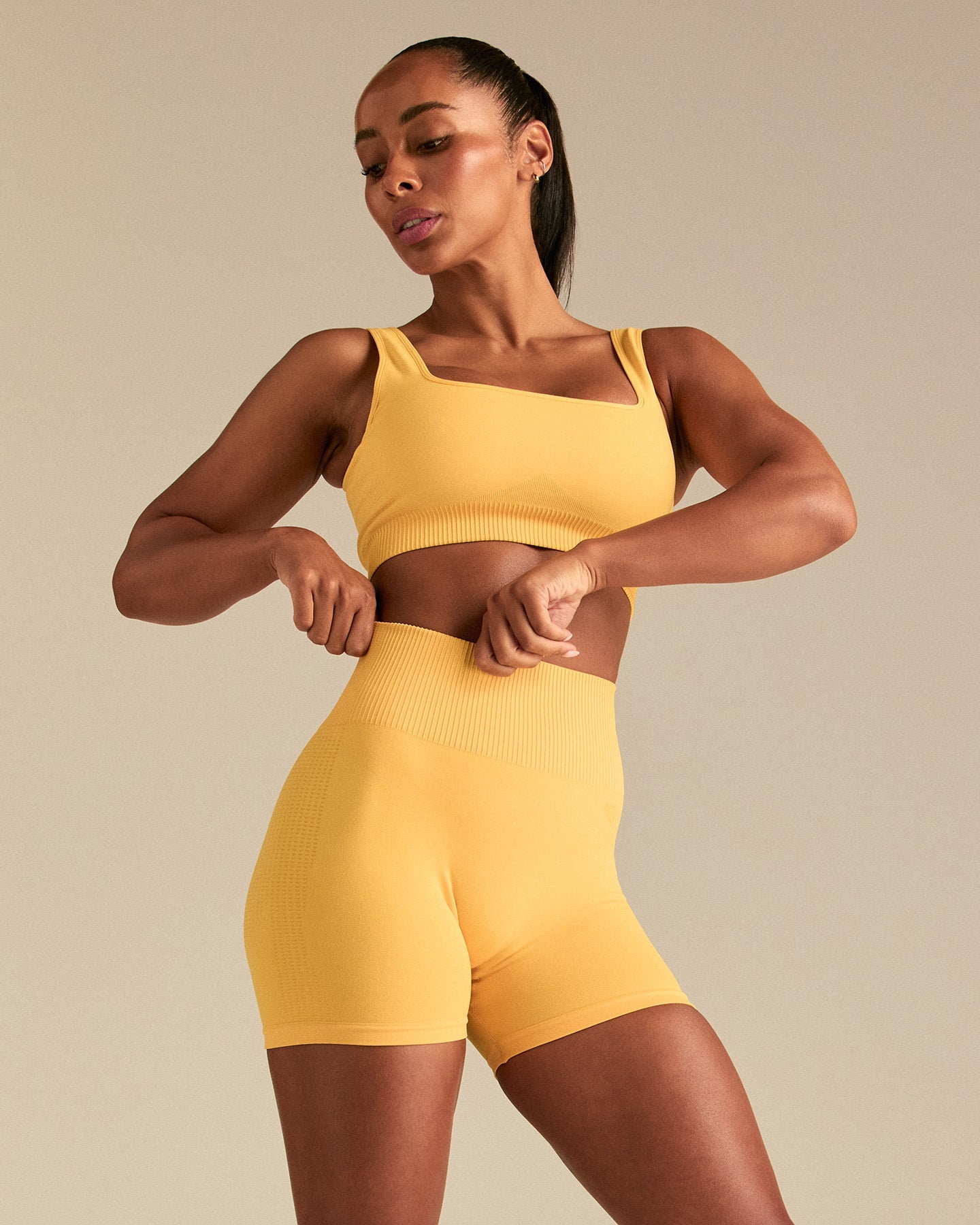 Power Seamless Scrunch Shorts | Mango