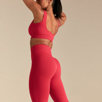 Power Seamless Leggings | Spicy Red