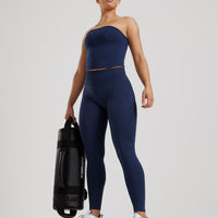 Define 2.0 Seamless Longline Bandeau Bra | Sapphire Blue