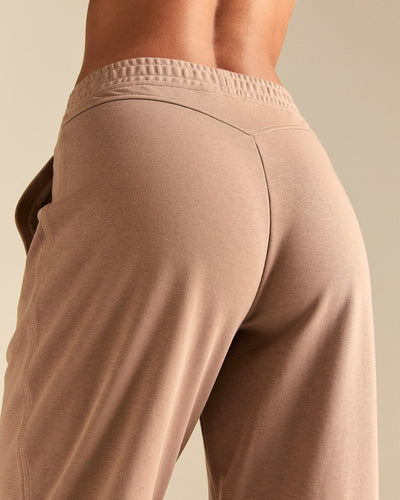 Comfort Cuffed Hem Joggers | Mauve Taupe