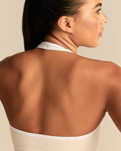Comfort Halter Tank | Off White