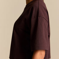Comfort Athletic Club Cropped T-Shirt | Cafe Noir