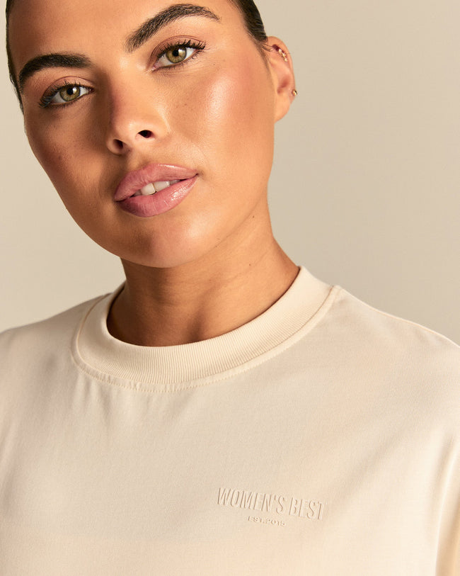 Comfort Athletic Club Oversized T-Shirt | Off White