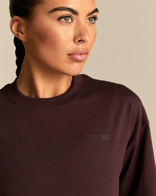 Comfort Athletic Club Oversized T-Shirt | Cafe Noir