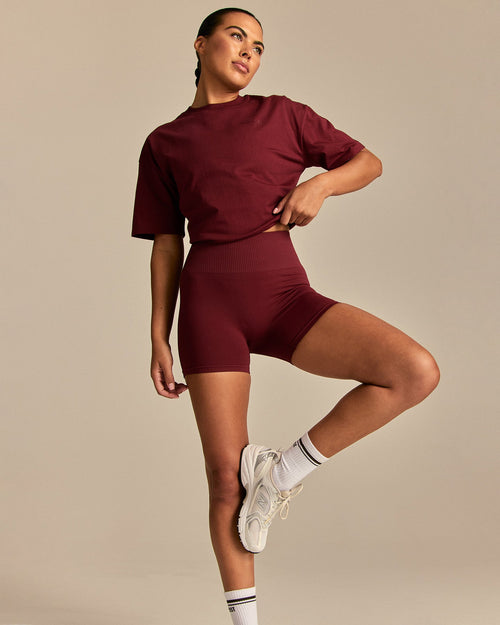 Comfort Athletic Club Oversized T-Shirt | Oxford Red