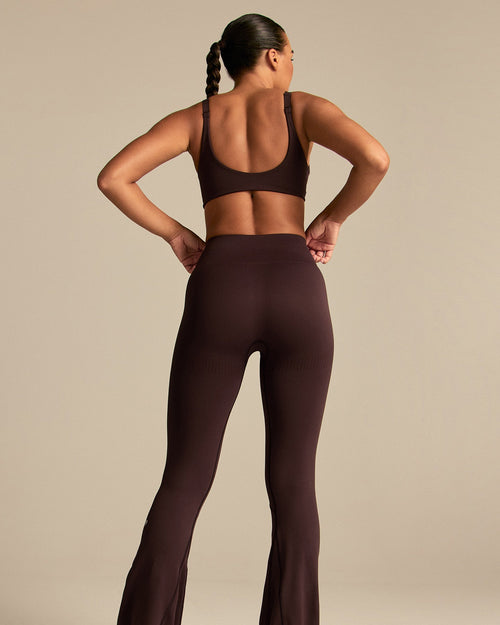 Power Reversible Twist Bra | Cafe Noir