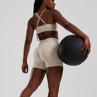 Define 2.0 Seamless Scrunch Bralette | Stone