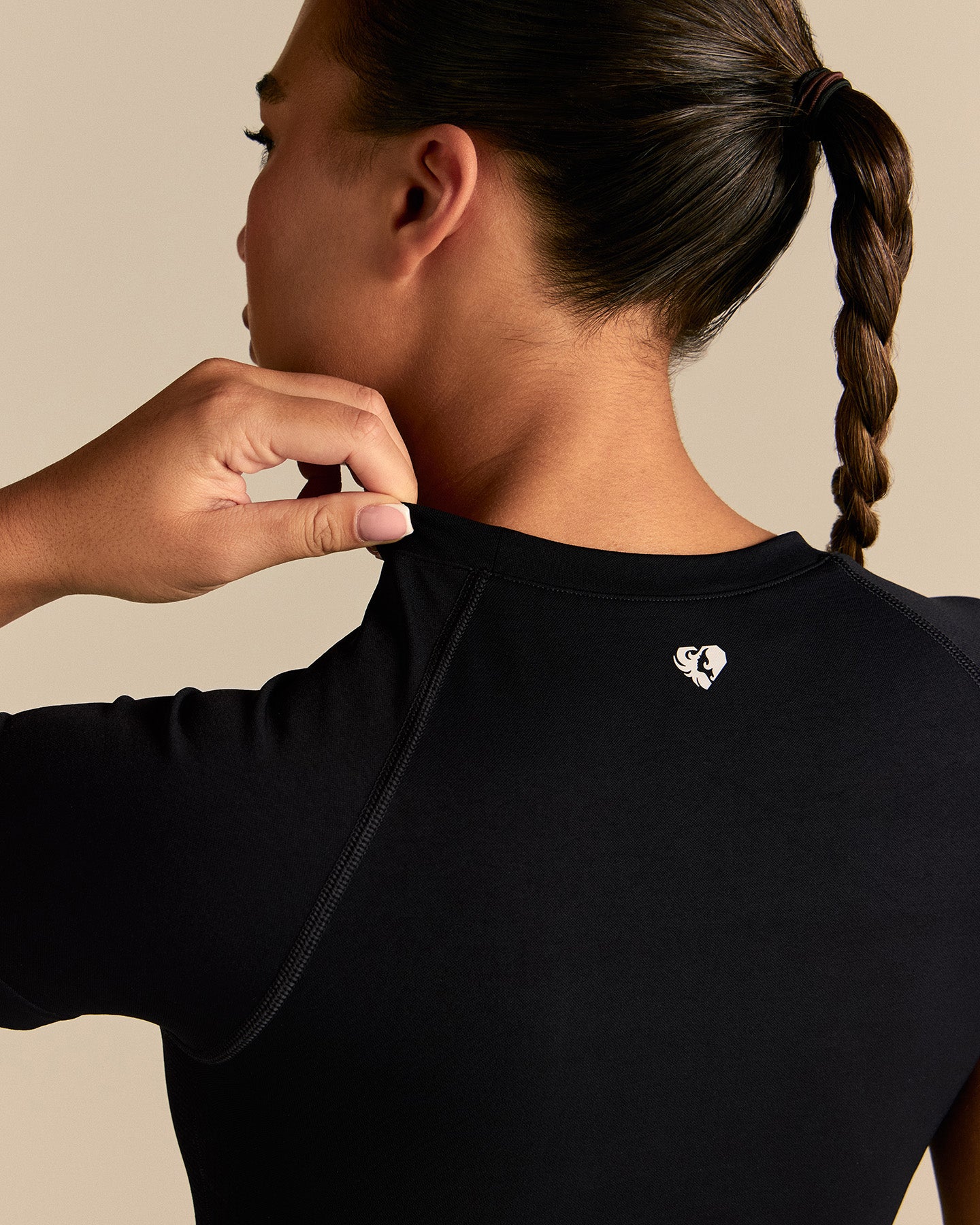 Power Short Sleeve Top | Black