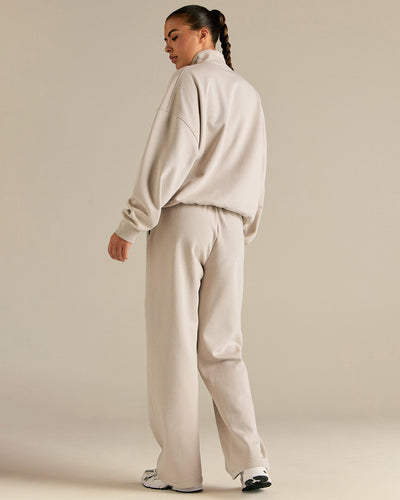 Comfort Outdoor 1/4 Zip Graphic Sweat | Stone