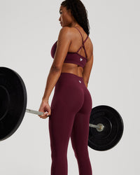 Define 2.0 Seamless Scrunch Leggings | Dark Cherry