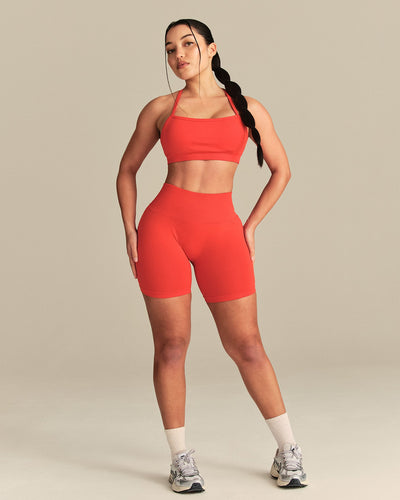 Define 2.0 Seamless Racer Back Bra | Lava Red